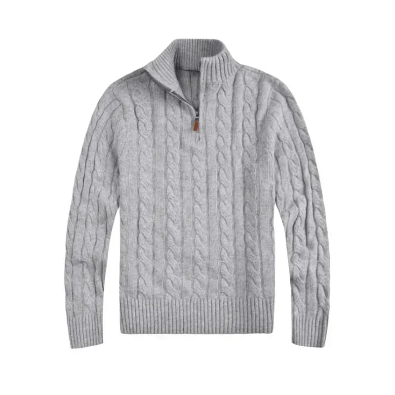 Variant image for Cardigan Jacka Herr Modern Design Stickad Loose Fit Material-11