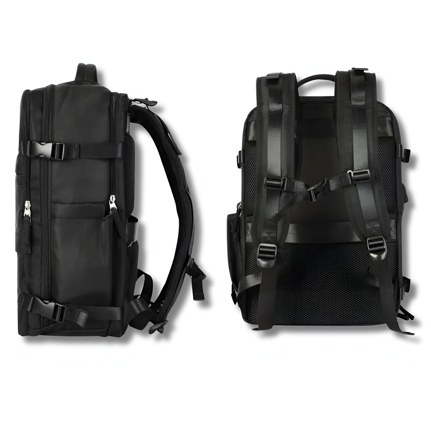 Unisex Ryggsäck Stor Kapacitet med USB-Laddning och Ergonomiska Axelremmar 2