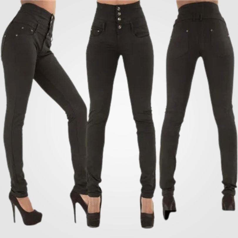 Dam Jeans Med Hög Midja Bekväm Denim 7