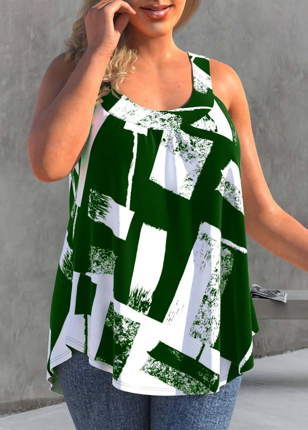 Variant image for Kvinnors Överdimensionerad Topp Avslappnad Bomull-11