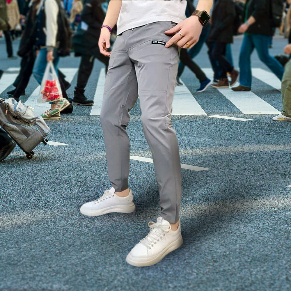 Herr Cargo Byxor Stretch Design för Aktiv Användning-3