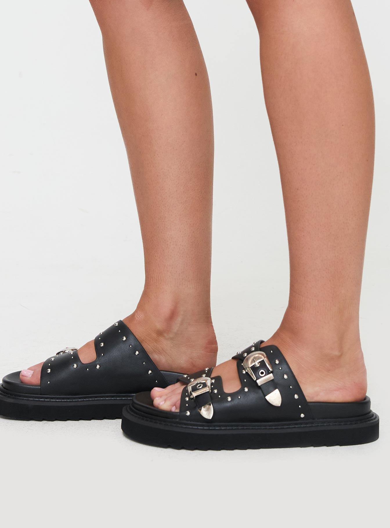 Dam Sandaler Terapi Harli Elegant Design Syntetisk Läder-3