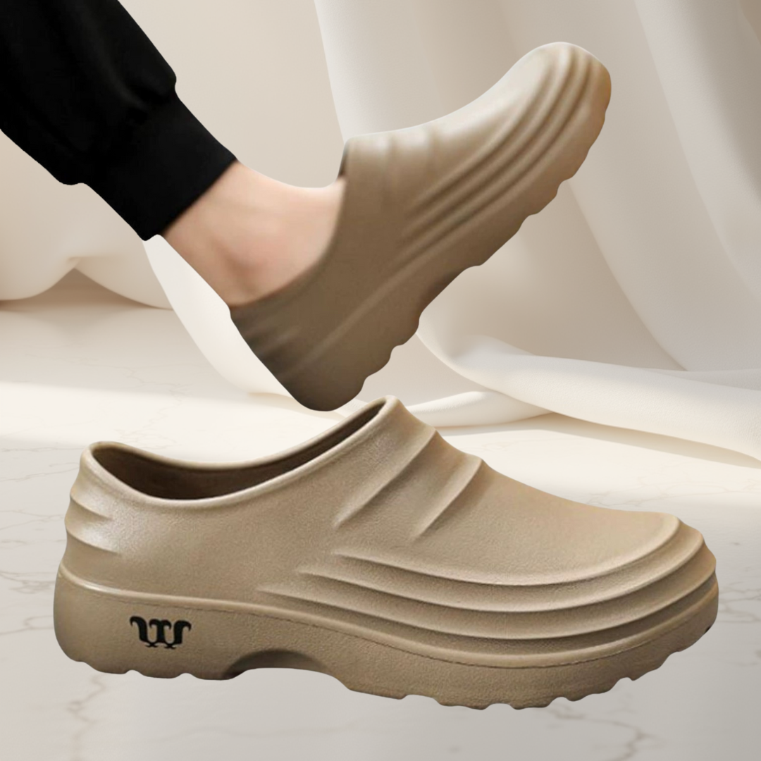 Herrens Slip-On Träskor Vadderad Komfort Trätofflor-5