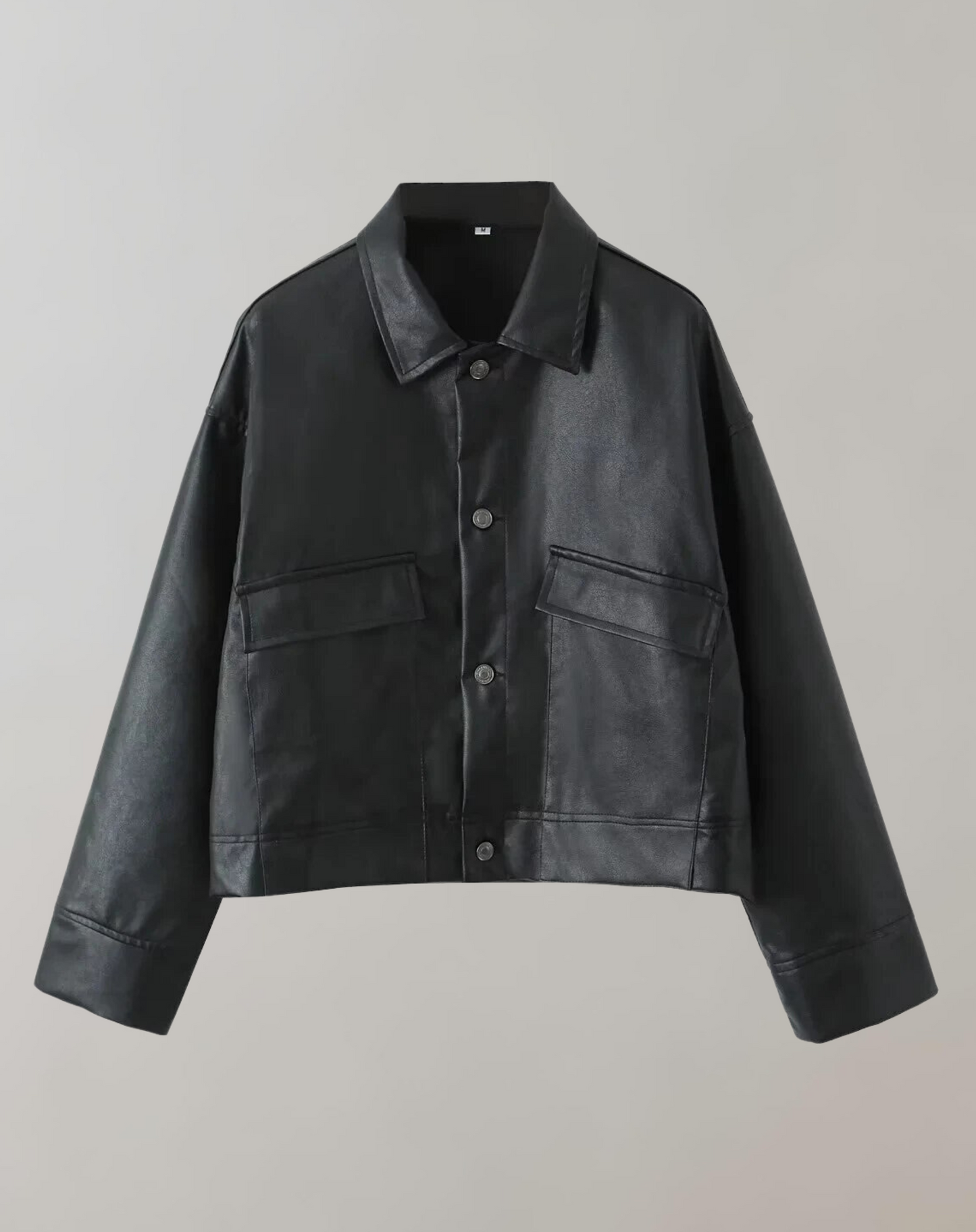 Damjacka Set i Hög Midja av Högkvalitativ Denim-3