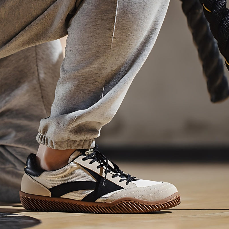 Herrskor Sneakers Klassisk Design Autentiskt Läder 6