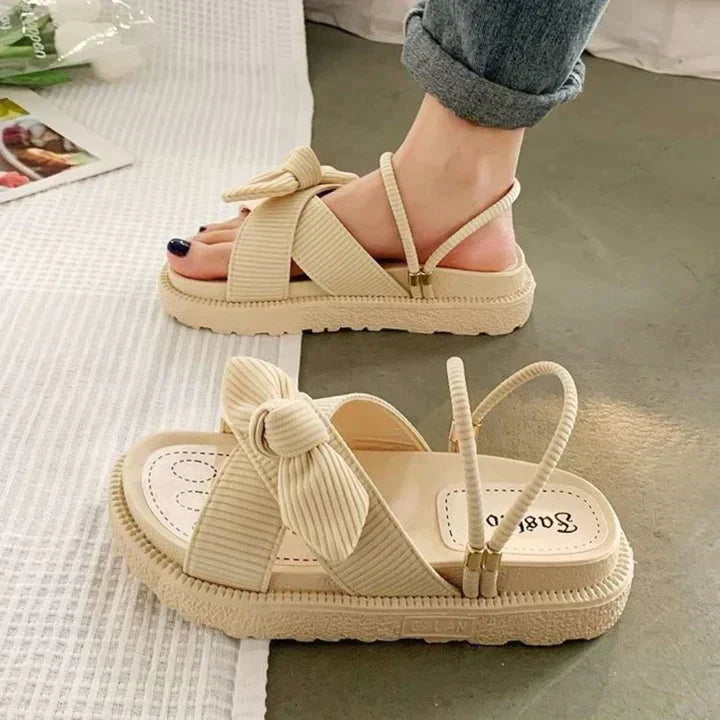 Kvinnors Sandaler Elegant Design Syntetisk Läder Mjuk Innersula 2