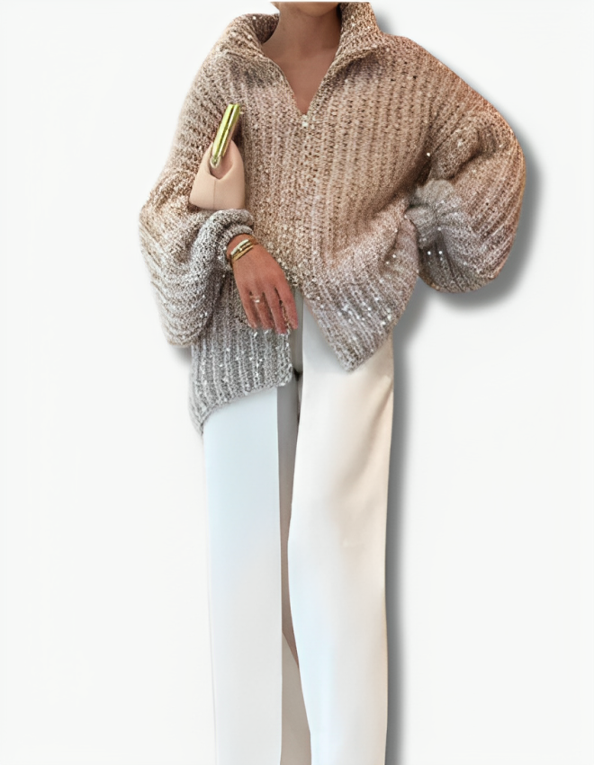 Variant image for Dam Tröja Modern Stil Mjuk Polyester-Bomull-6