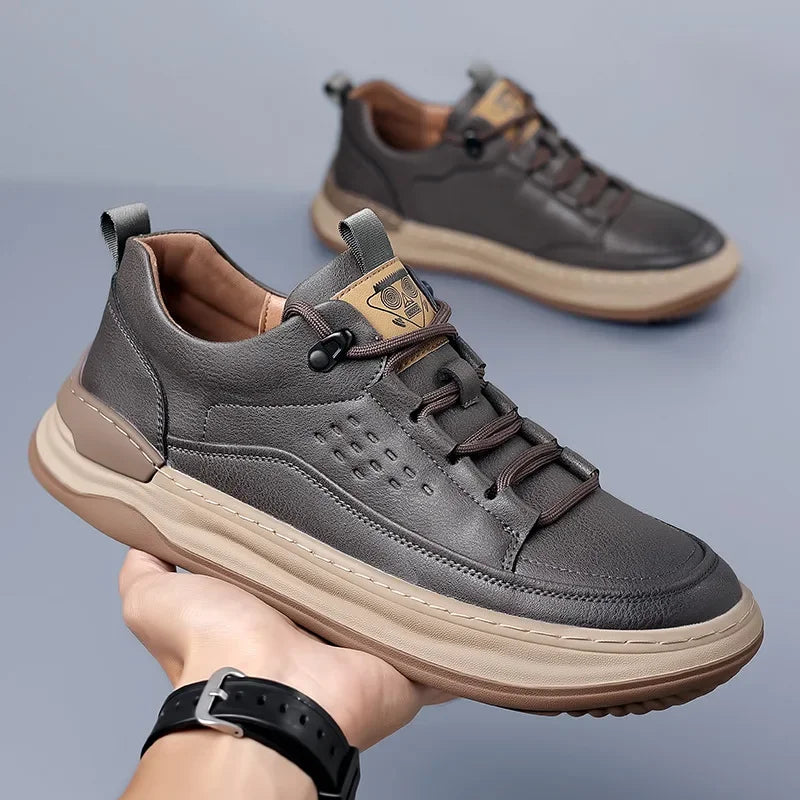 Dam Sneakers Ortopedisk Veganläder för Skor med Stöd och Komfort-2