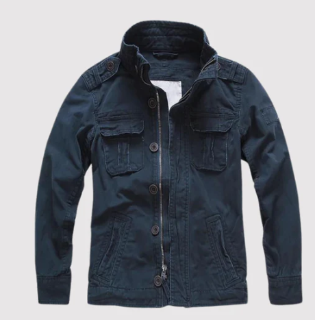 Svart Jeansjacka Dam i Retro Stil med Flera Fickor – 100% Bomull, Normal Passform 7