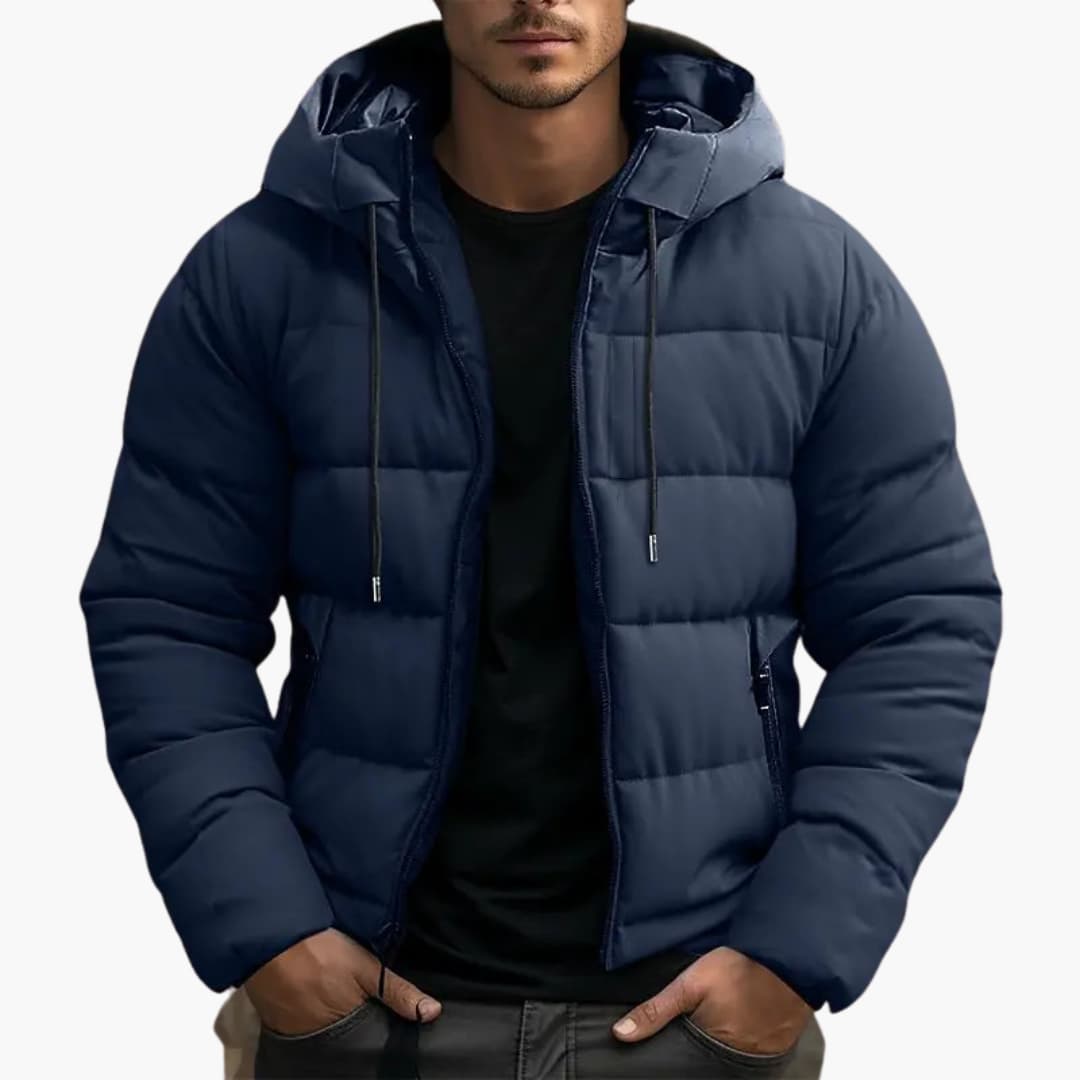 Herr Vinterjacka Isolerad Modern Polyester Design 6