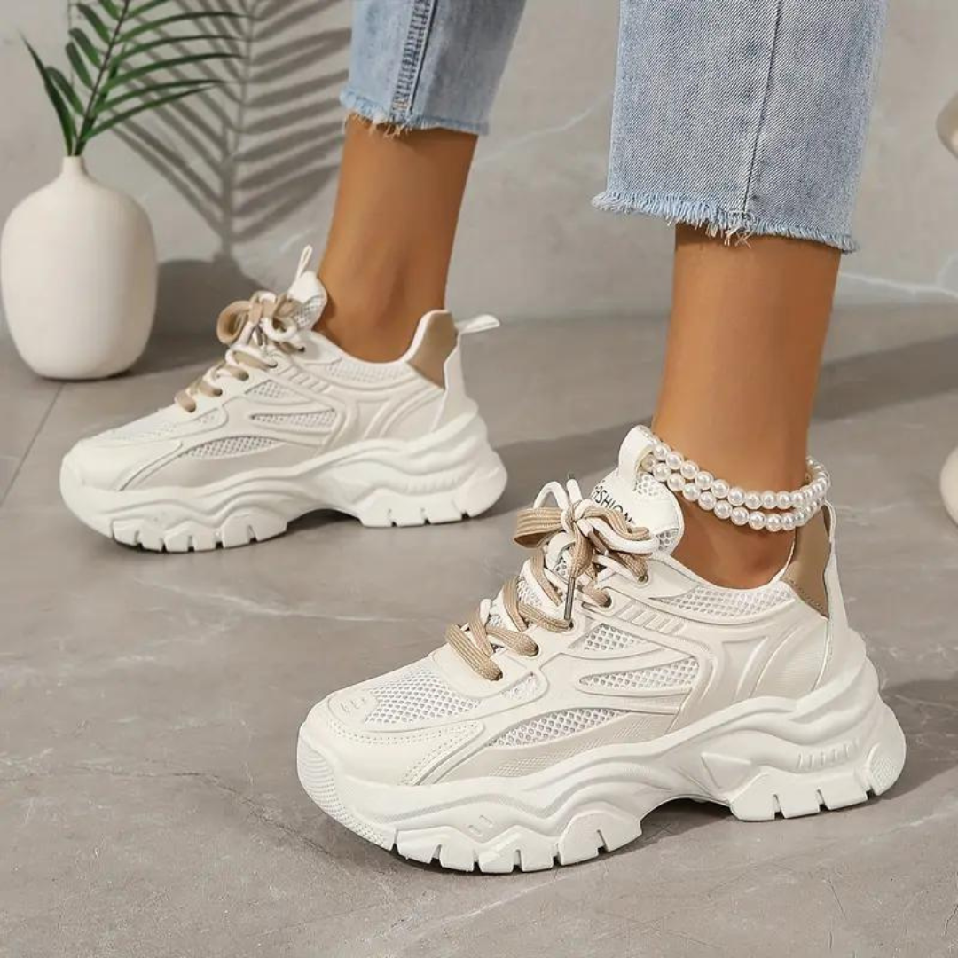 Högkvalitativa Herrsneakers i Syntetmaterial – Modern Design, Bekväm Passform, Finns i Storlek 40-46 1