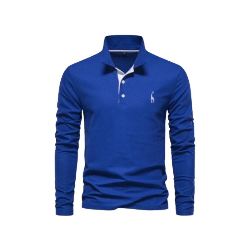 Herr Polo Skjorta Klassisk Design 100% Bomull 2