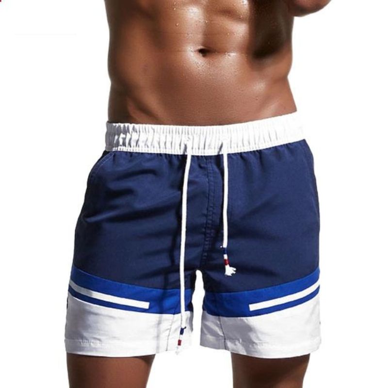 Herr Bermuda Shorts Lätta Andningsbara Tyger-3