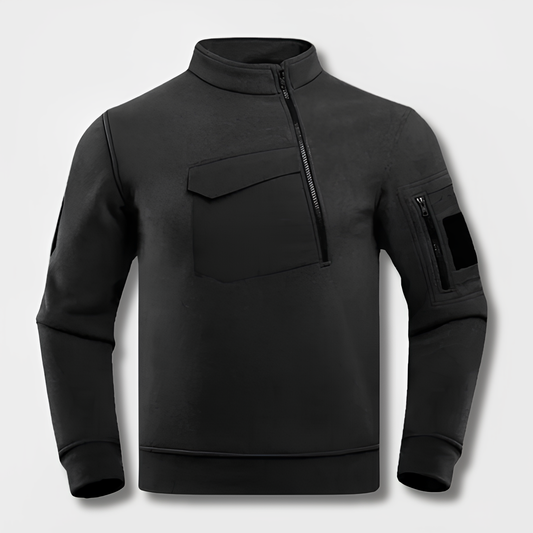 Herr Taktisk Fleecejacka Vindskyddande Hållbar Fleece-1