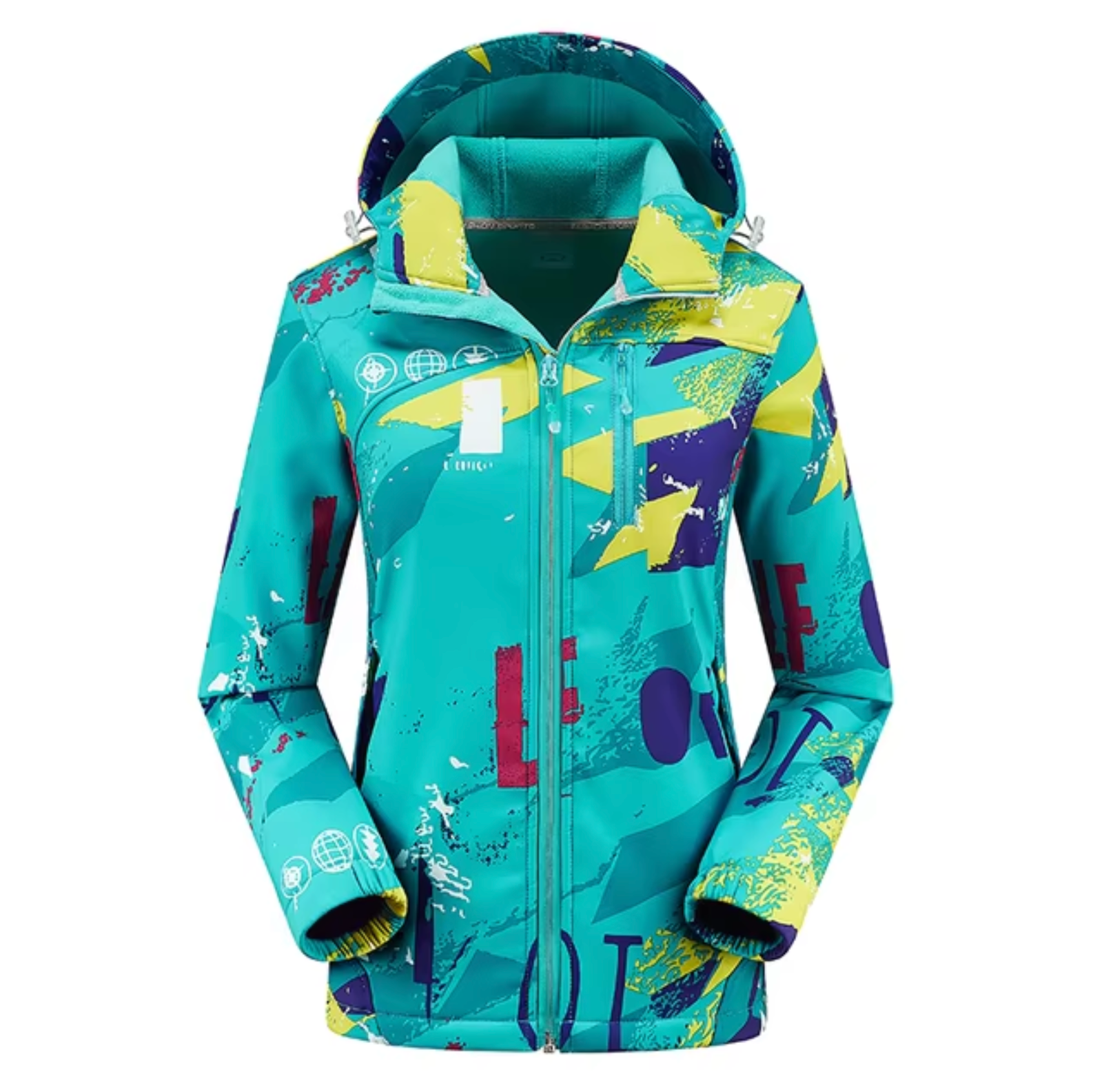 Herr- och Dam Termisk Jacka Softshell med Huva-2