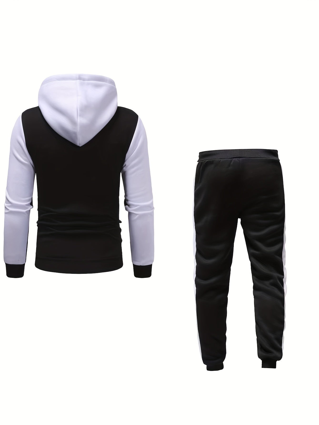 Mäns Fritidsträningsdräkt Överdimensionerad Polyester-5