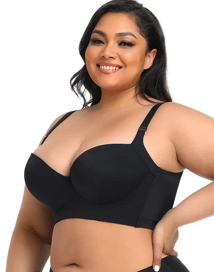 Dam Push Up Behå Bekväm Polyester-Spandex 3