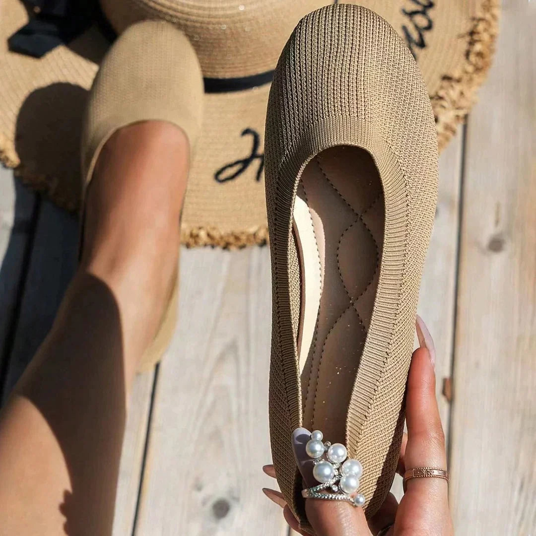 Variant image for Dam Sandaler Ortopediska Platta Loafers Hållbara Material-41