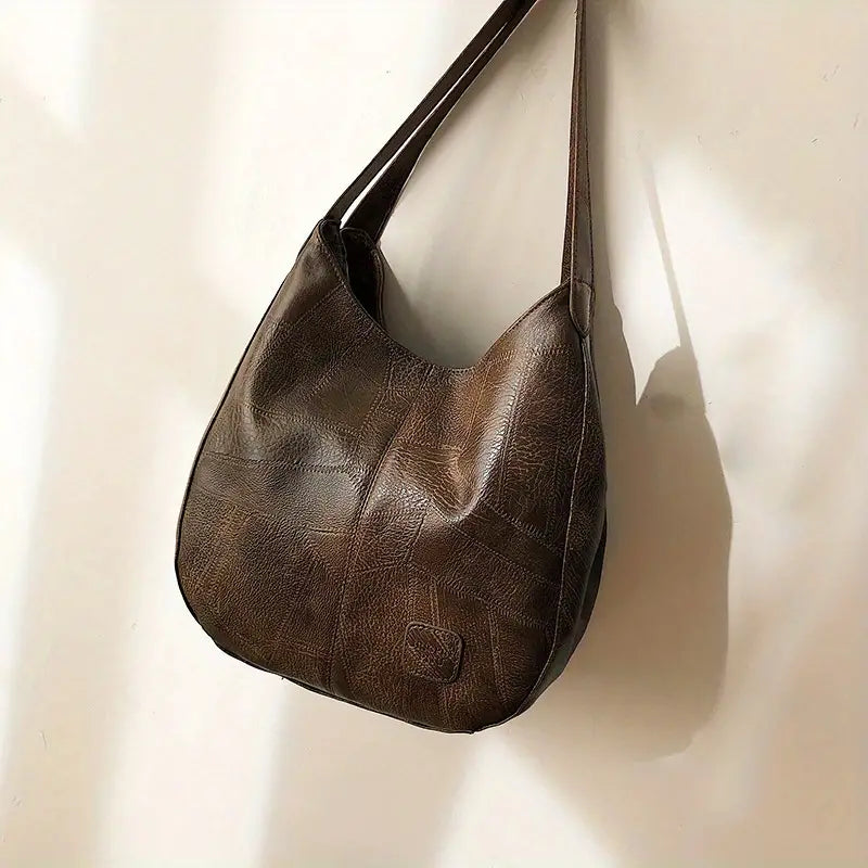 Dam Axelväska Vintage Hobo Hållbart Tyg-2