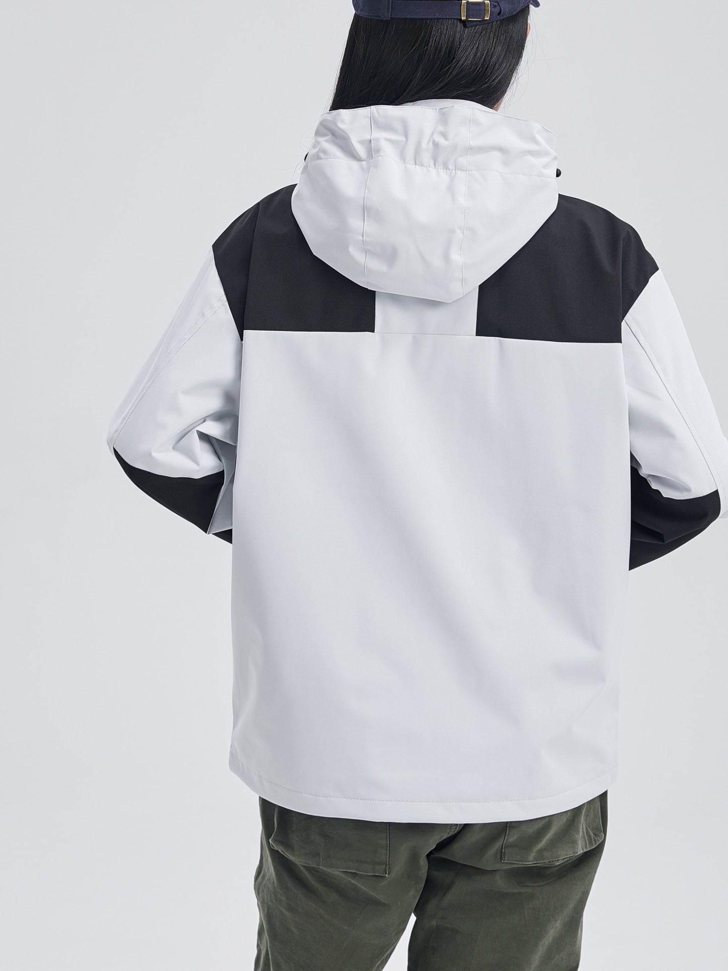 Dam Vinterjacka Sportig Vindtät Vattentät Lång Jacka-5