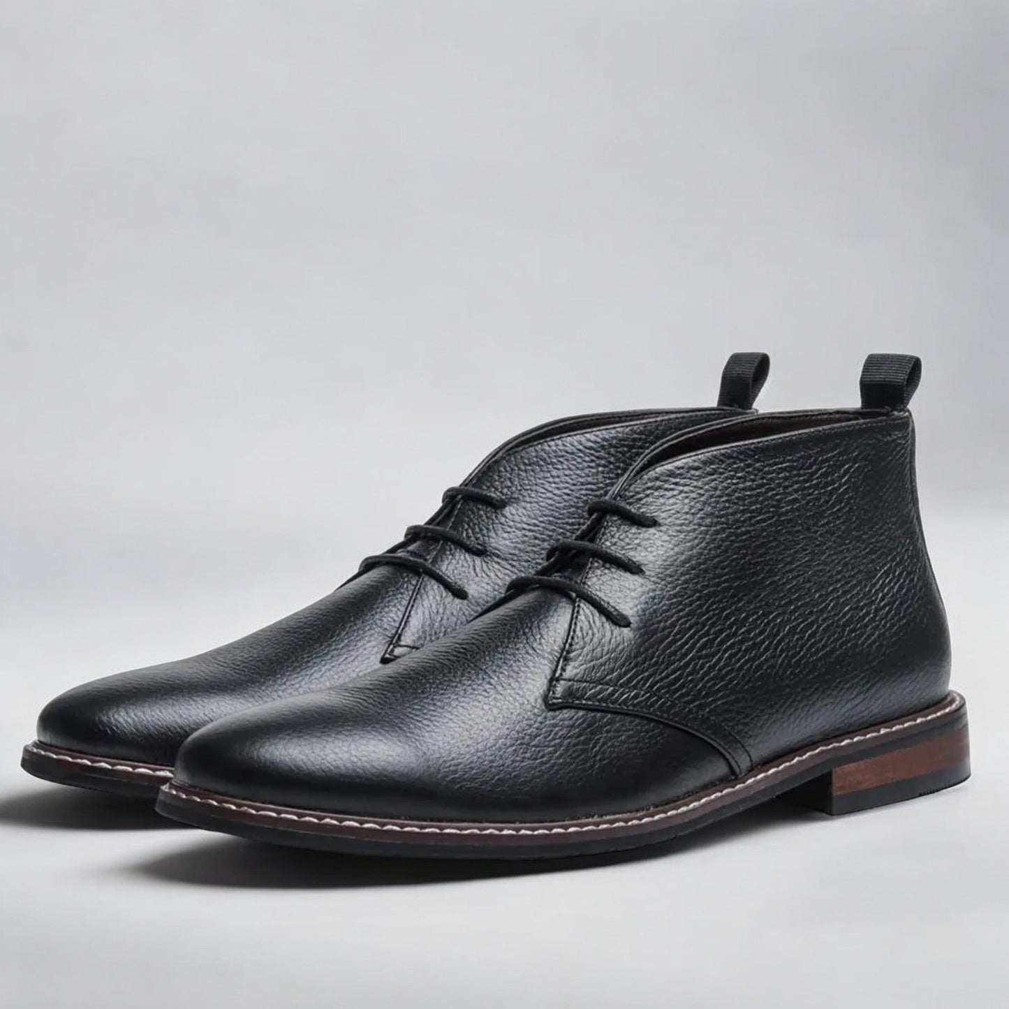Herr Chukka Stövlar Läder Elegant Komfort-2