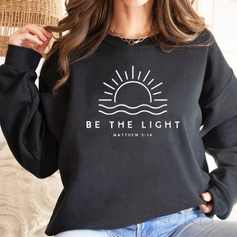 Dam Sweatshirt Trendig Mjuk Bomull-4