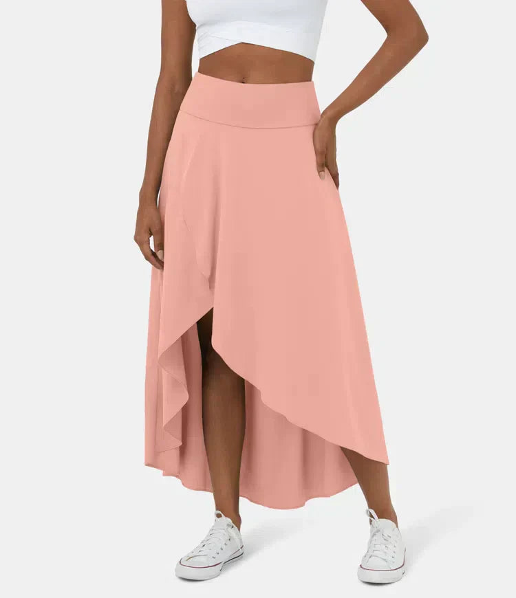 Variant image for Dam Midi Kjol med Inbyggda Shorts i 4-vägs Stretchmaterial-41
