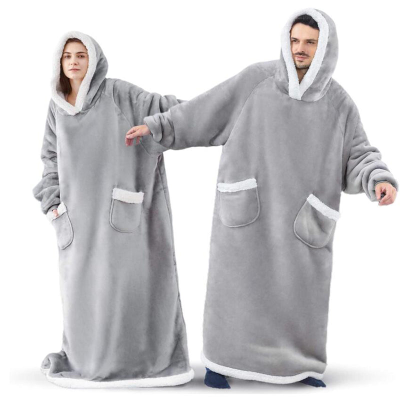 Variant image for Unisex Oversized Cozy Cover-Up Soft Fabric-3