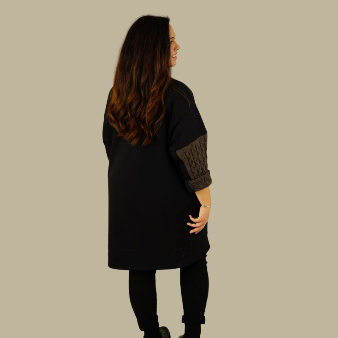 Dam Lång Skjorta Elegant 100% Bomull-4