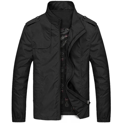 Herrjacka Lätt Polyester Trendig Design-1