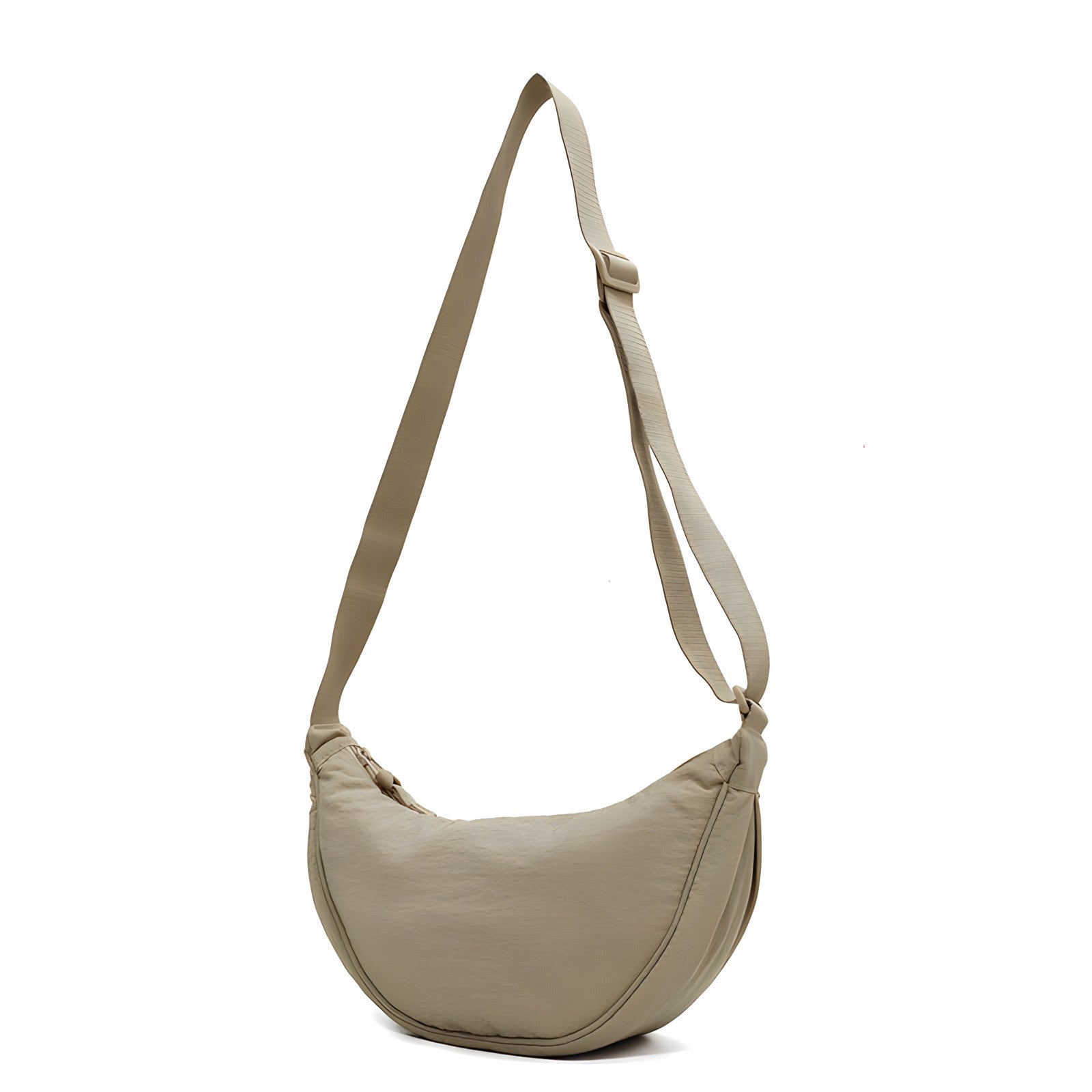 Kvinnors Crossbody Väska Halvmåneformad Nylon Justerbar Axelrem 9