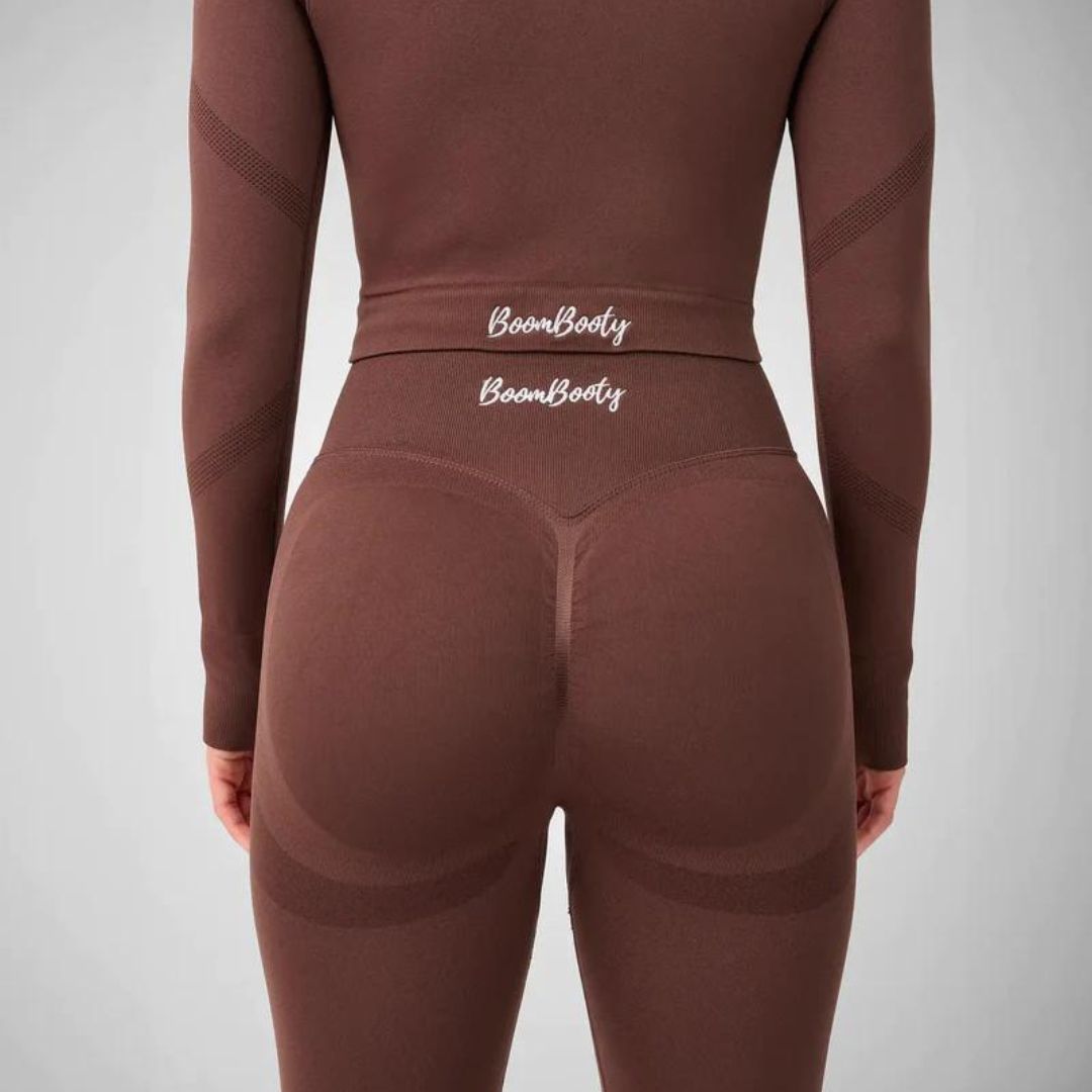 Dam Leggings Push Up Hög Midja Elastisk Polyester-4