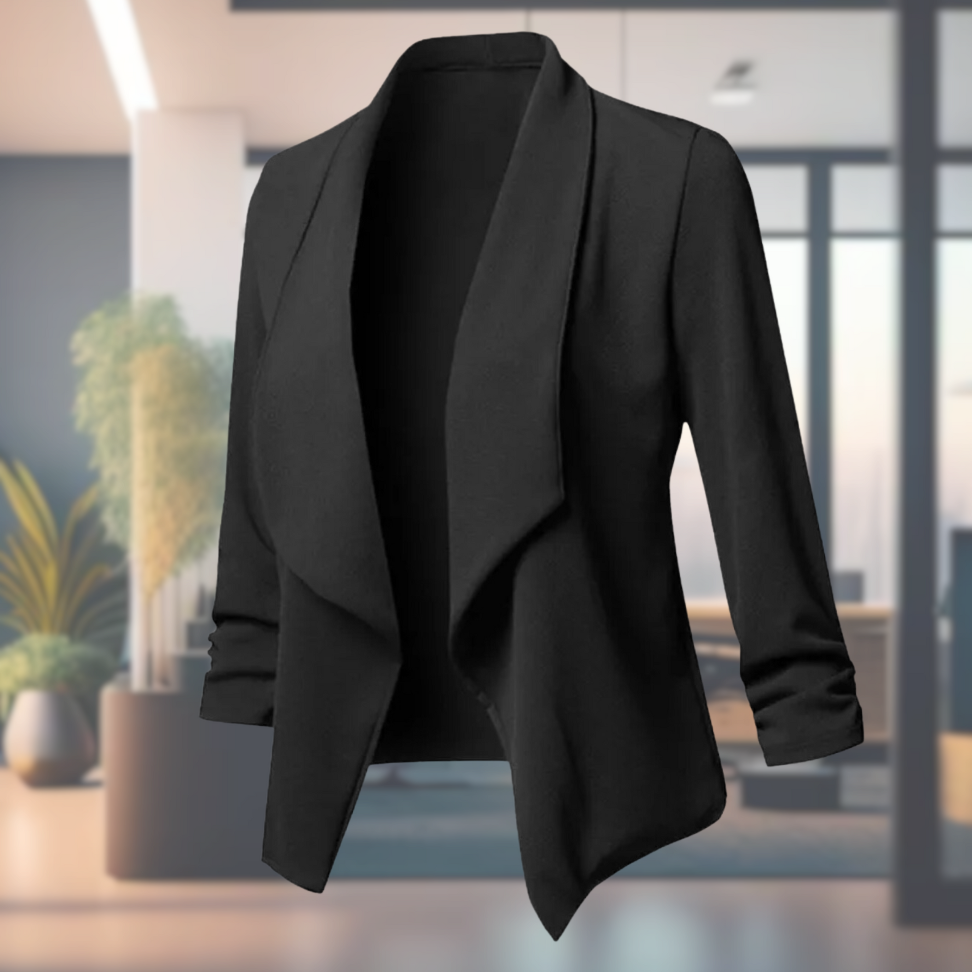 Variant image for Kvinna Blazer Tunn Snitt Polyester-31