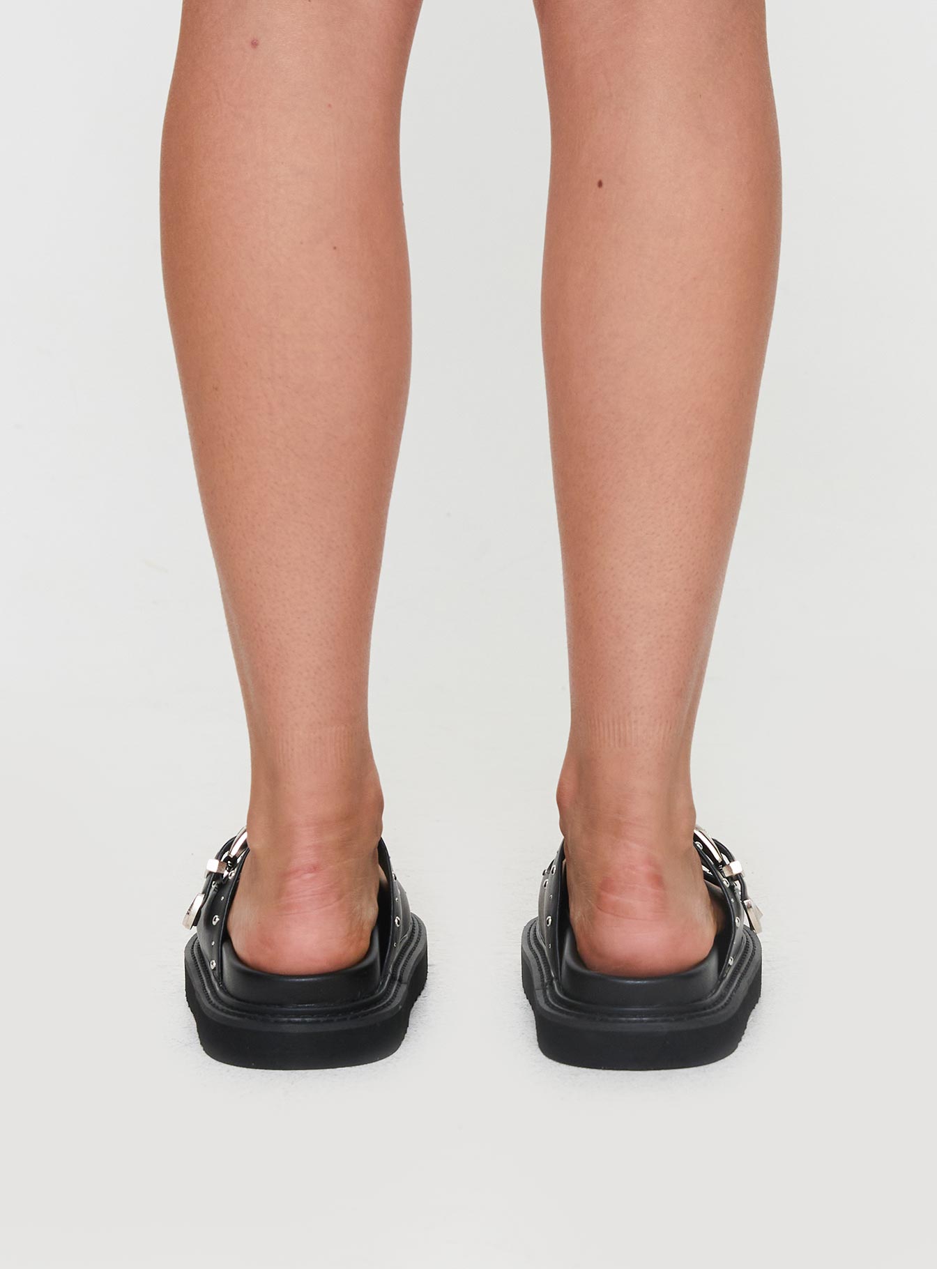 Dam Sandaler Terapi Harli Elegant Design Syntetisk Läder-4