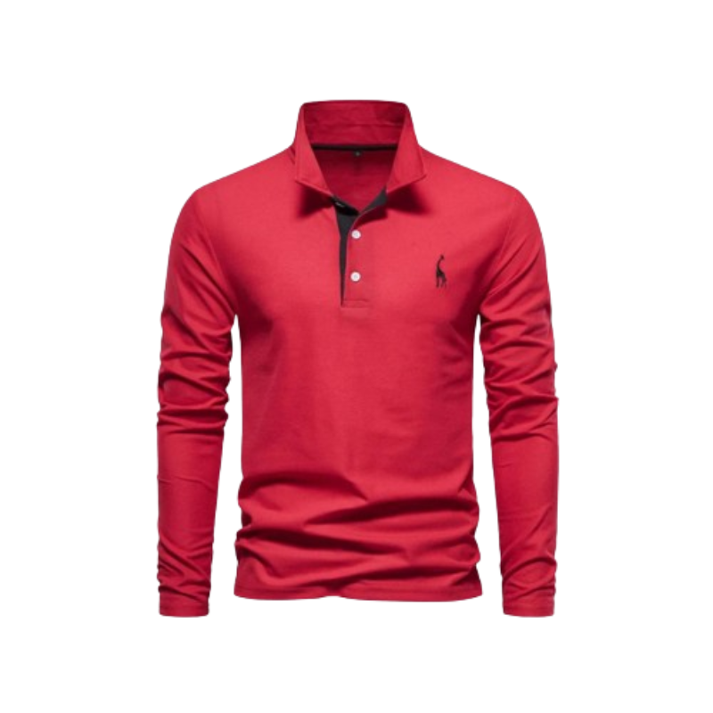 Herr Polo Skjorta Klassisk Design 100% Bomull 10