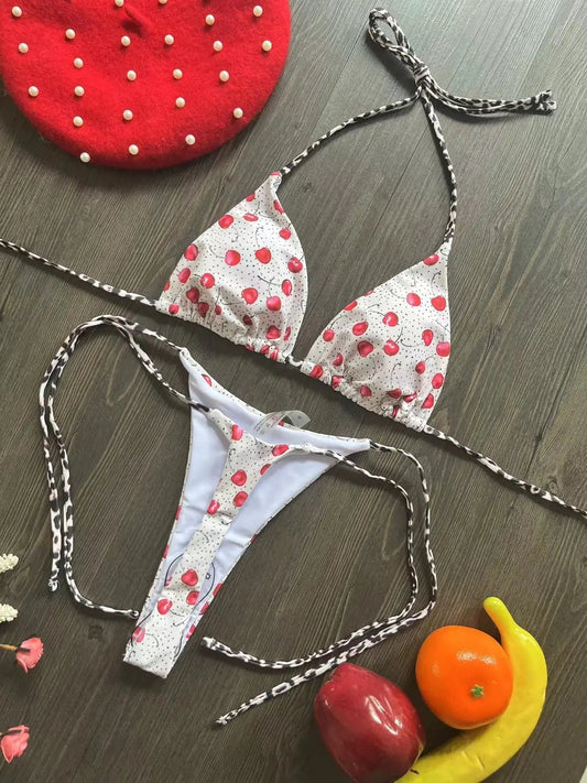 Dam Bikini Set Trendig Design Polyester-1