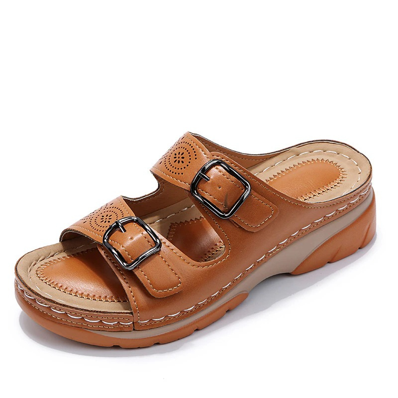 Dam Sandaler Ortopediska Stödjande Gelosula Lätt EVA Material-4