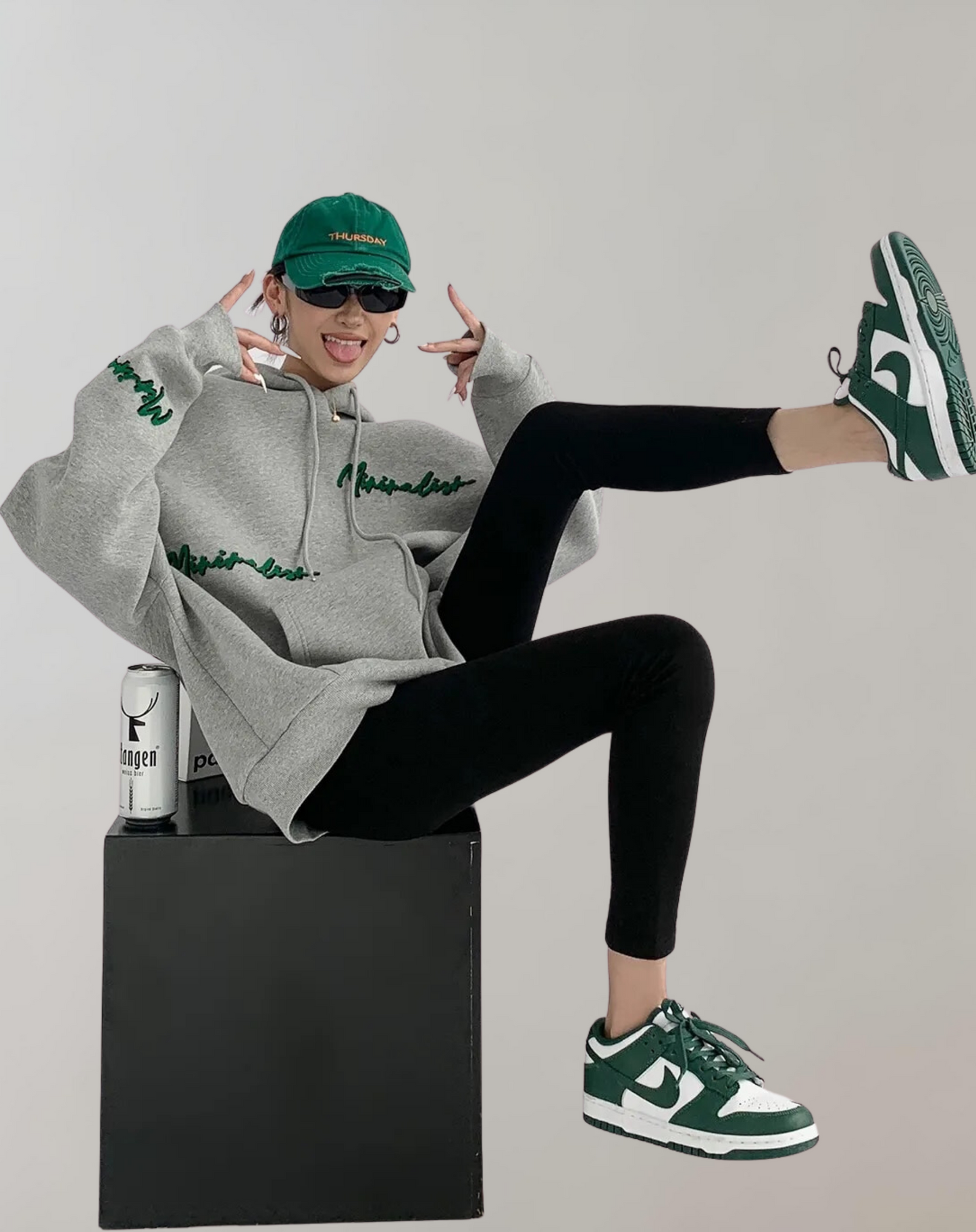 Dam Stickad Tröja Vintage Lös Design i Mjuk Bomull-4