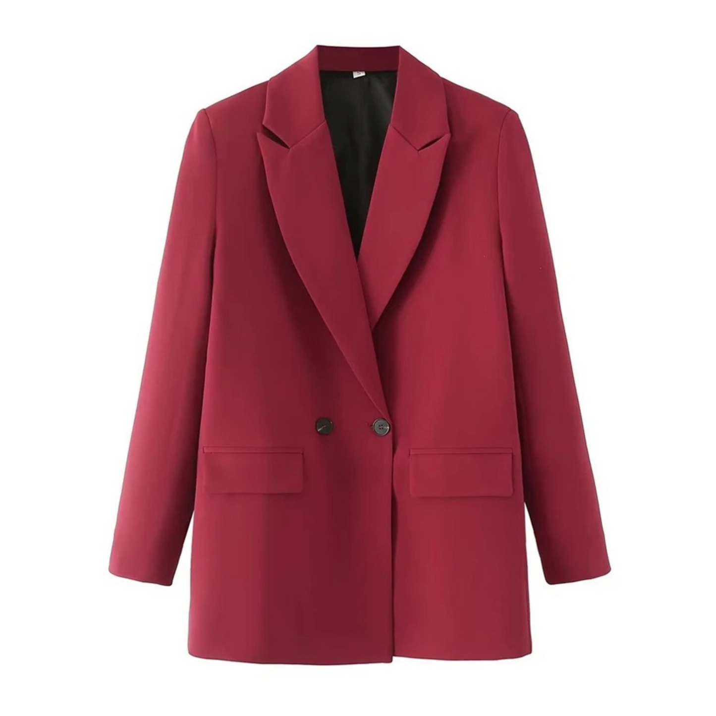 Variant image for Dam Blazer Två-Radig Vintage Stil Polyester Smal Silhuett-7