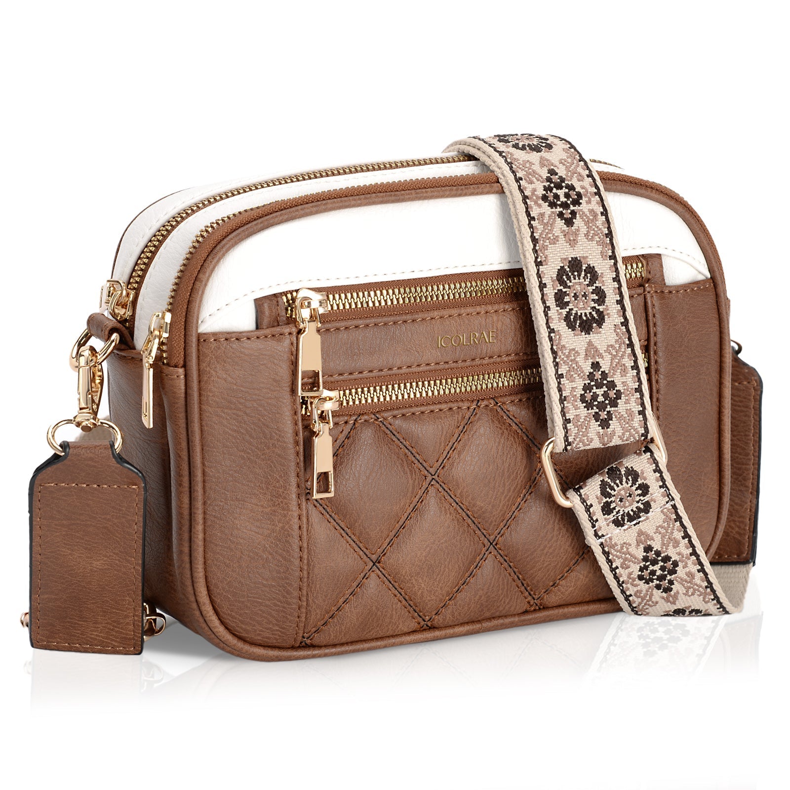 Damväska Crossbody Enkel PU Läder Mångsidig Design-4