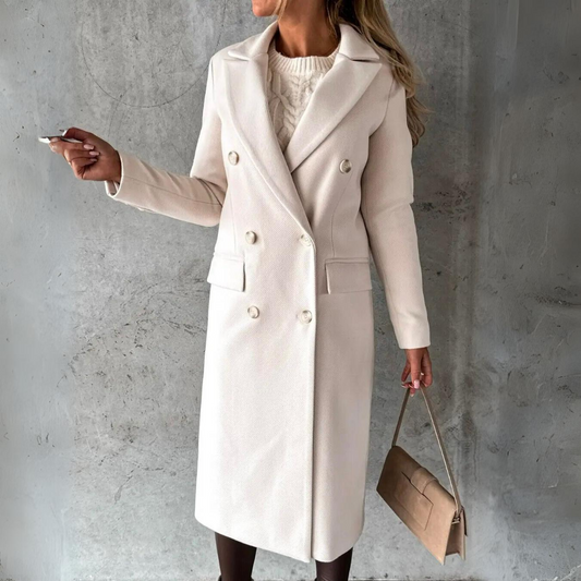 Damjacka Vintage Stil, LĂ€tt Vindjacka med Dubbelskuren Front för Alla SĂ€songer â Komfortabel och Elegant Jacka Dam 1