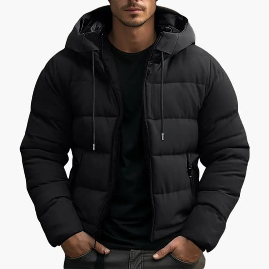 Herr Vinterjacka Isolerad Modern Polyester Design 1