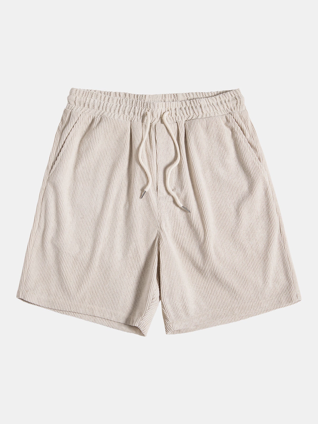 Dam Sommaruppsättning Randig Skjorta Polyester och Shorts Modern Passform-4