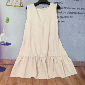Dam Miniklänning Lätt Polyester Elegant Stil-3