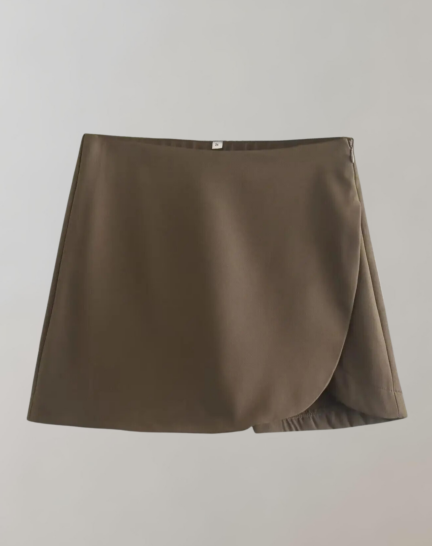 Dam Mini Kjolar Shorts Asymmetrisk Mjukt Tyg-1