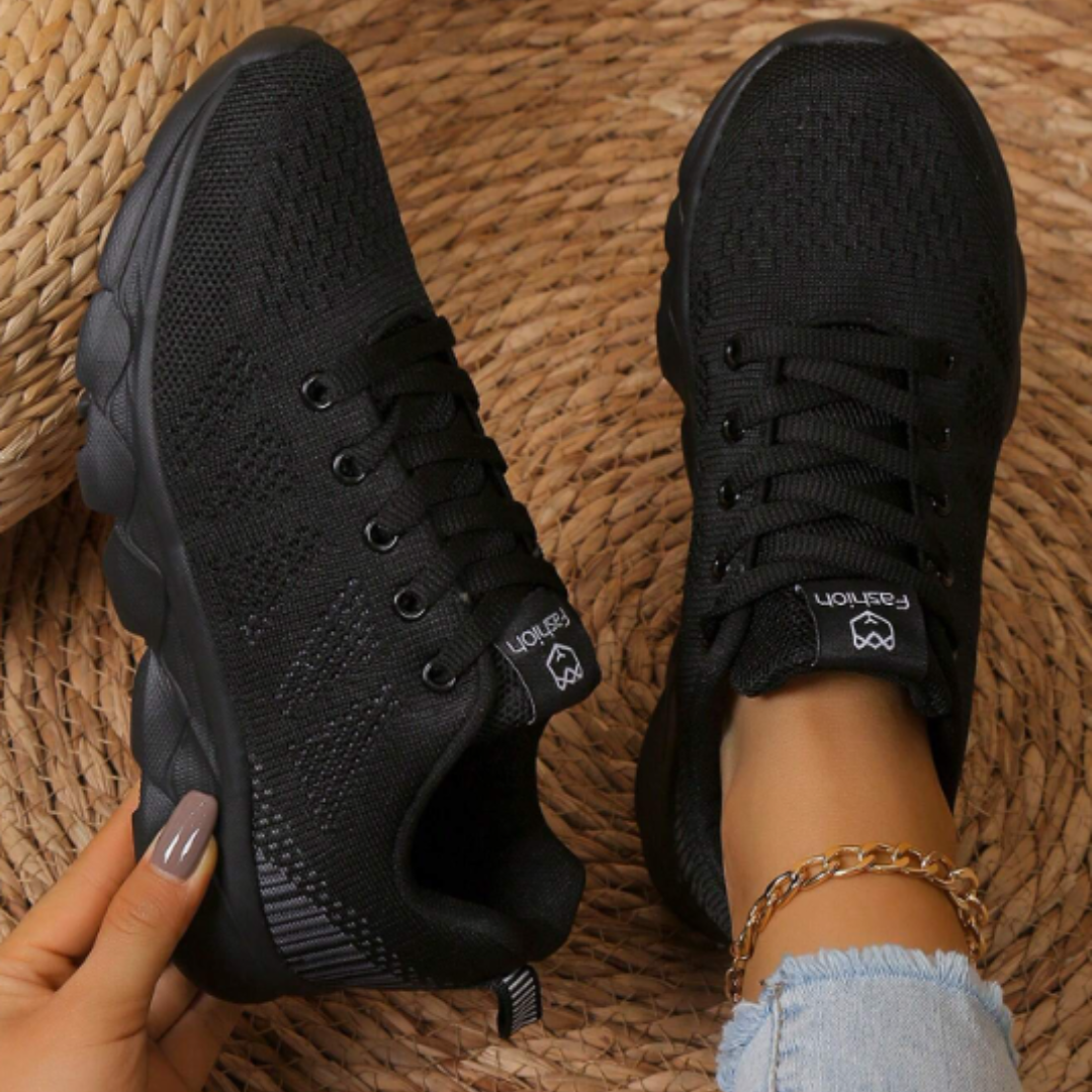 Sportiga Sneakers för Kvinnor med Icke-Slipssula – Gummi och Textil, Maskintvättbara, Perfekta för Träning och Vardag 3