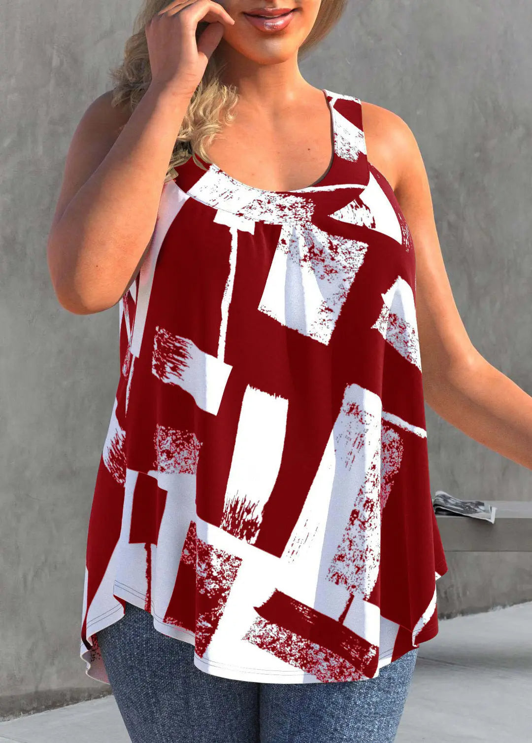 Variant image for Kvinnors Överdimensionerad Topp Avslappnad Bomull-16