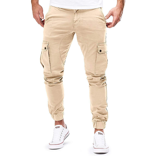 Herr Cargo Jogger Trendig Design Mjuk Tygblandning-1