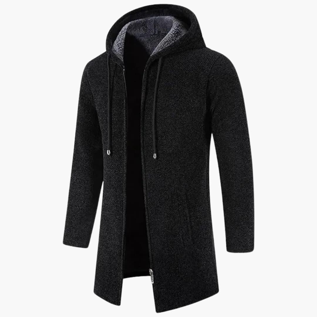 Variant image for Mäns Fleecejacka med Huva Värme Wolff Fleece-13