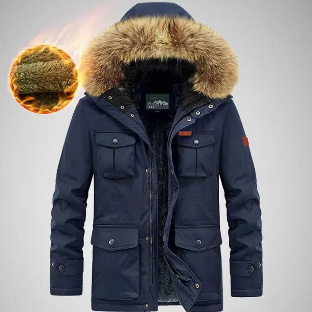 Vinterjacka Dam Vattentålig Polyester Lång Modellerad-6